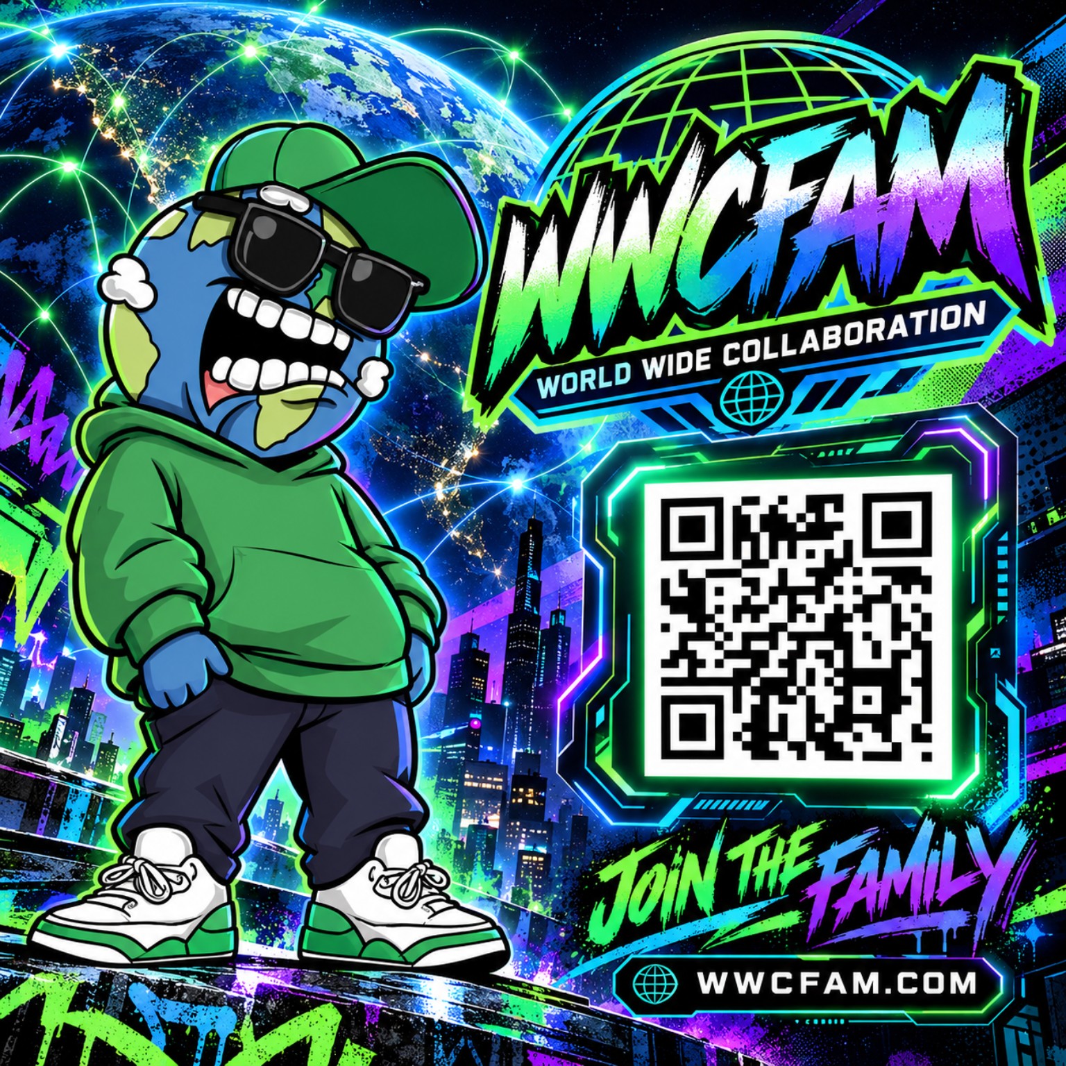 Scan this WWCFAM code to visit the World Wide Collaboration website